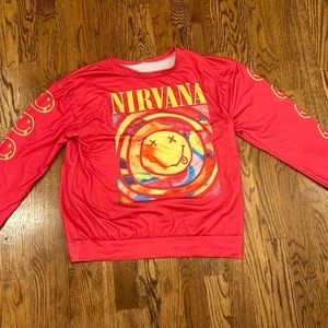 NIRVANA dupe sweatshirt size small size adult small worn once